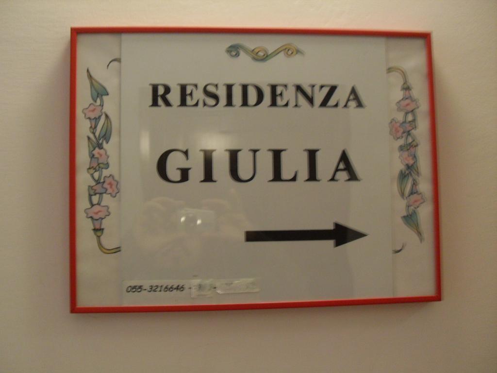 Residenza Giulia Hotell Florens Exteriör bild